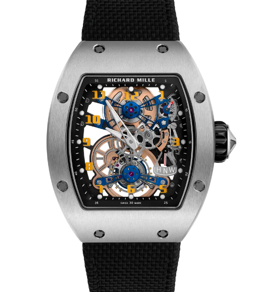 RICHARD MILLE RM 17-02 Tourbillon Replica Watch Black Strap